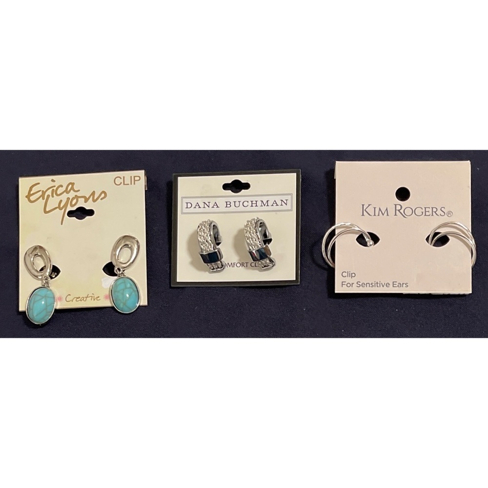 Bundle of NEW Clip Earrings - 3 Pair